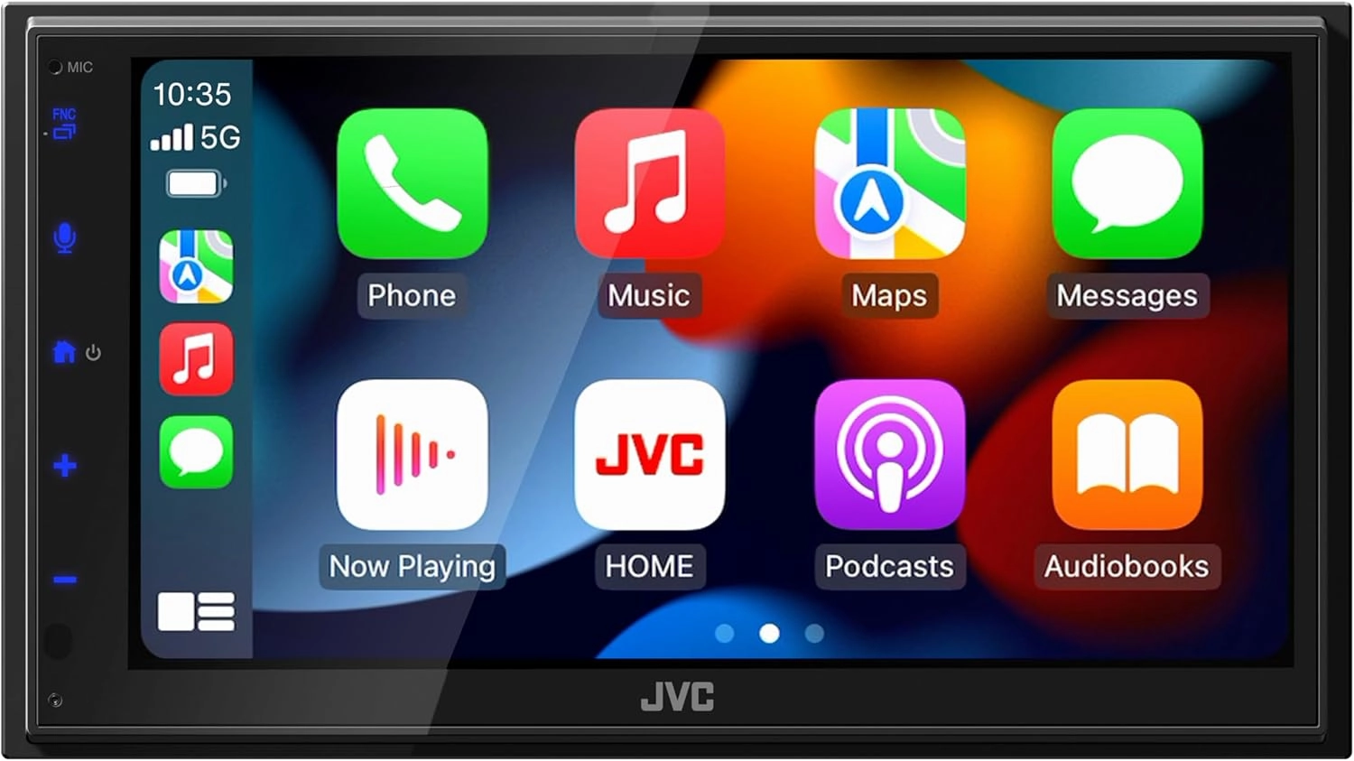JVC KW-M690BW 6.8" Capacitive Touchscreen Car Stereo – Wireless Apple CarPlay & Android Auto, Bluetooth, USB Mirroring, 13-Band EQ