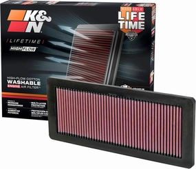 K&N High-Flow Original Lifetime Engine Air Filter: Increase Power: Premium, Washable: Compatible with 2007-2016 Mini Cooper: (See Product Description for Select Models), 33-2936