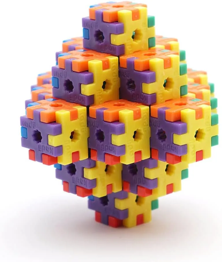 KADU Rainbow 250 Piece Set - STEM/STEAM Building   Construction Toy, for Open   Imaginative Play Ages 5 