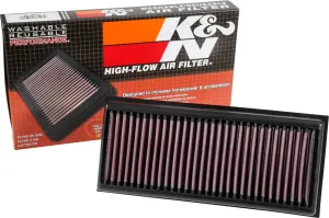 K&N Engine Air Filter: Increase Power & Acceleration, Washable, Premium Replacement Car Air Filter: Compatible with 2014-2019 MERCEDES BENZ (C63, GLC63, GLC63 AMG S, G500, G550, G550, S63 AMG) 33-3072