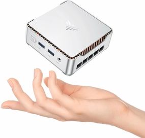 KAMRUI E2 Mini PC 11 Pro, 12th Gen Alder Lake N97(up to 3.6GHz) Micro PC (Beat N150/N100/N95), 16GB RAM 512GB M.2 SSD, Desktop Computers 4K Dual Display/USB3.2/WiFi/BT/LAN Small Computer