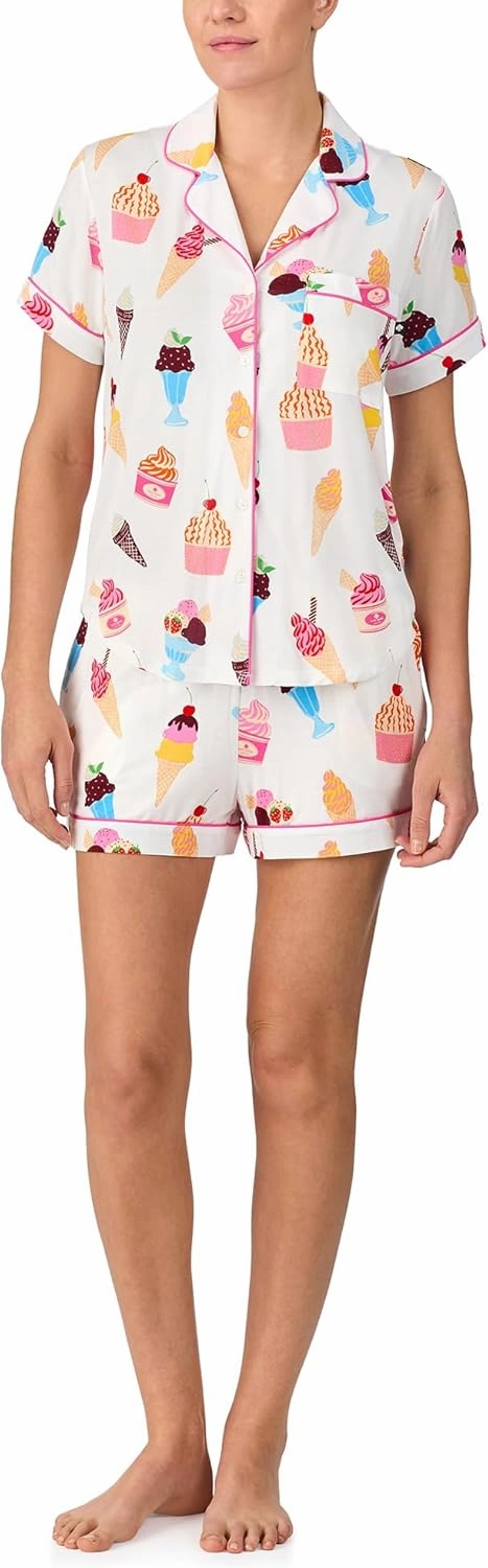 kate spade new york Women's Short Bottoms Pj Set
