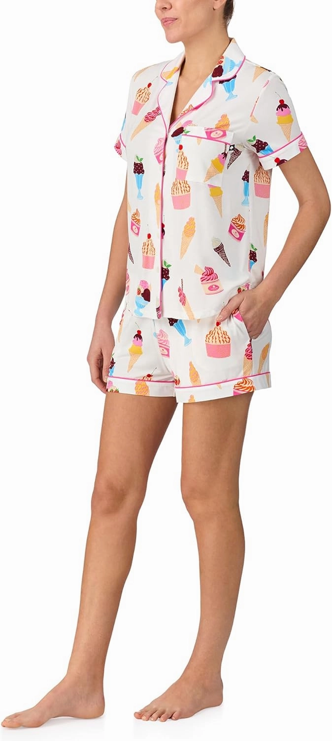 kate spade new york Women's Short Bottoms Pj Set