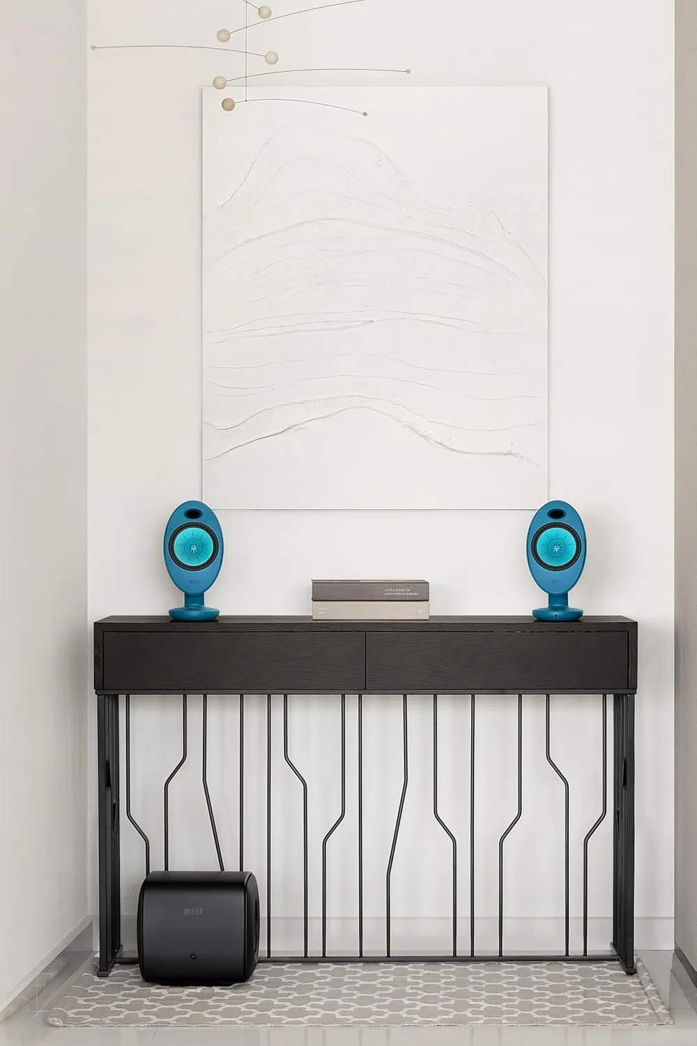 KEF Egg Duo Wireless HiFi Desktop Speakers (Pair, Teal)
