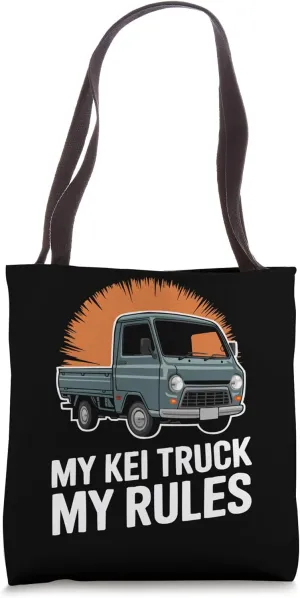 Kei Truck Automobile Car Vehicle Japanese Light Truck Tote Bag