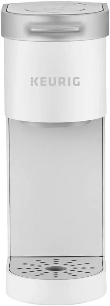 Keurig K-Mini Single Serve Coffee Maker with 6-12Oz Cup Sizes, Quick Brewing, and Removable Drip Tray (Stone, Renewed)