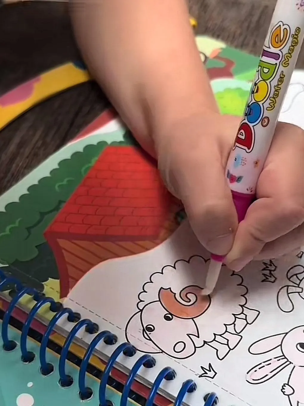 Kids Travel Activities | Reusable Water Colouring Book
