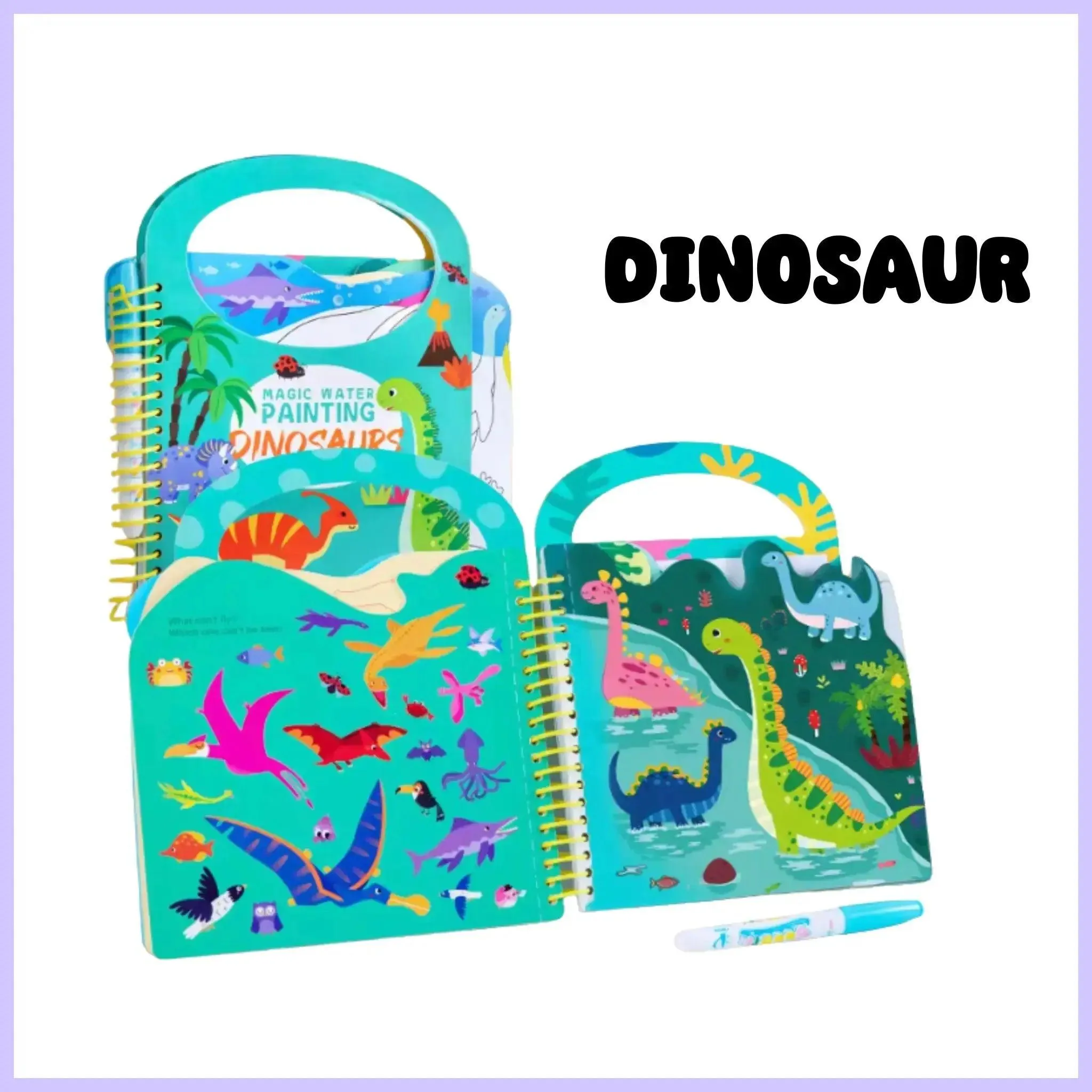 Kids Travel Activities | Reusable Water Colouring Book