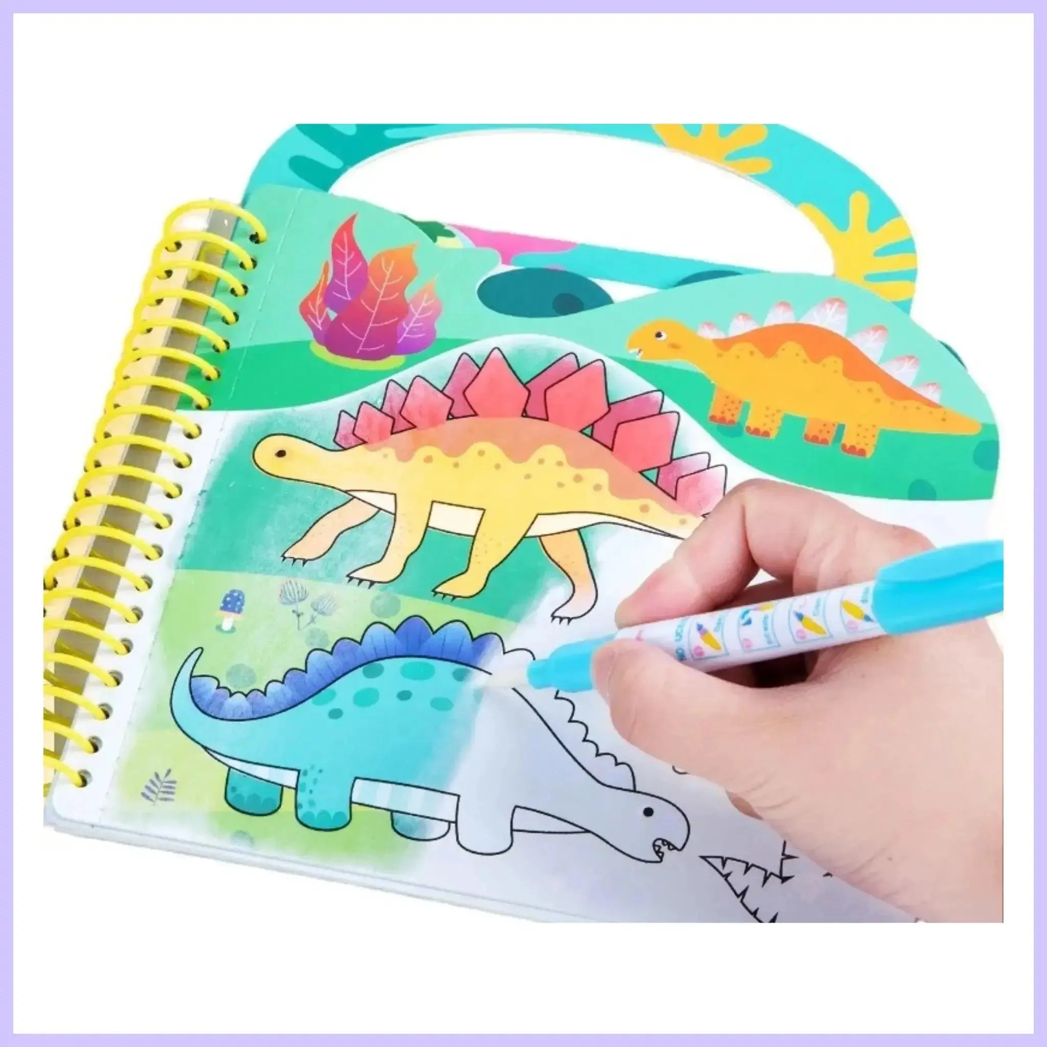 Kids Travel Activities | Reusable Water Colouring Book