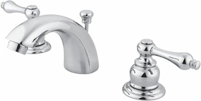 Kingston Brass GKB941AL Magellan Mini-Widespread Lavatory Faucet with Retail Pop-Up, 4-7/16 inch in Spout Reach, Polished Chrome