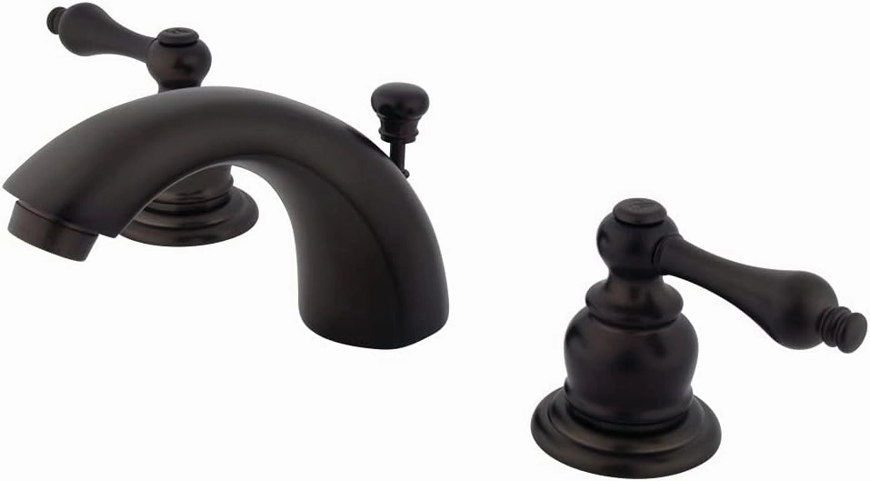 Kingston Brass GKB945AL Magellan Mini-Widespread Lavatory Faucet with Retail Pop-Up, 4-7/16", Oil Rubbed Bronze