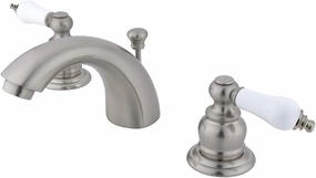 Kingston Brass KB948B Victorian Mini Spread Lavatory Faucet, Brushed Nickel, 4.5 x 3.5 x 2.06