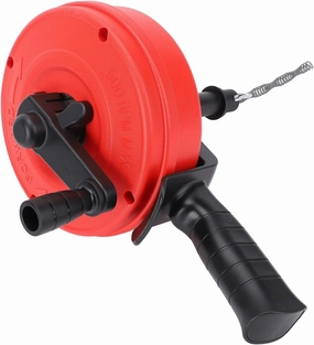 Kitchen Drain Auger, Drain Auger with 65 Mn Steel, High Flexibility & Versatile, Clog Remover for Pipes 1/2 to 3 Inches, Ideal for Household Applications (5m Spring)