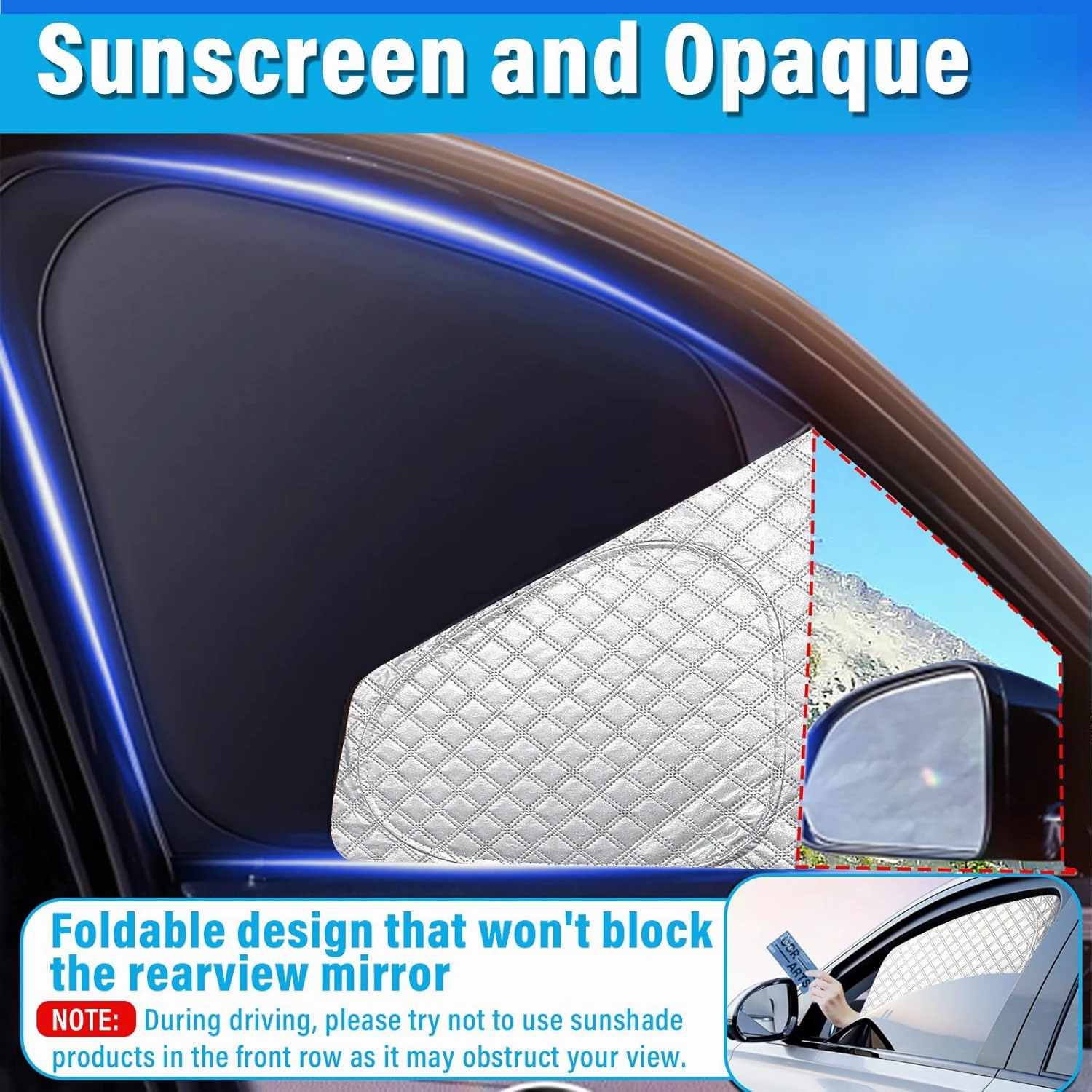 KMF 8pcs Full Window Sun Shade Custom Fit for Hyundai Kona Accessories 2025 2024, Privacy Car Window Covers Sunshade for Windshield Side Rear, Sun Visor UV Block and Blackout for Camping/Baby