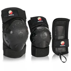 Knee Pads for Adult/Child Elbow Pads Wrist Guards 3 in 1 Protective Gear Set for Multi Sports Skateboarding Inline Cycling Biking Rollerblading Scooter Riding Sports