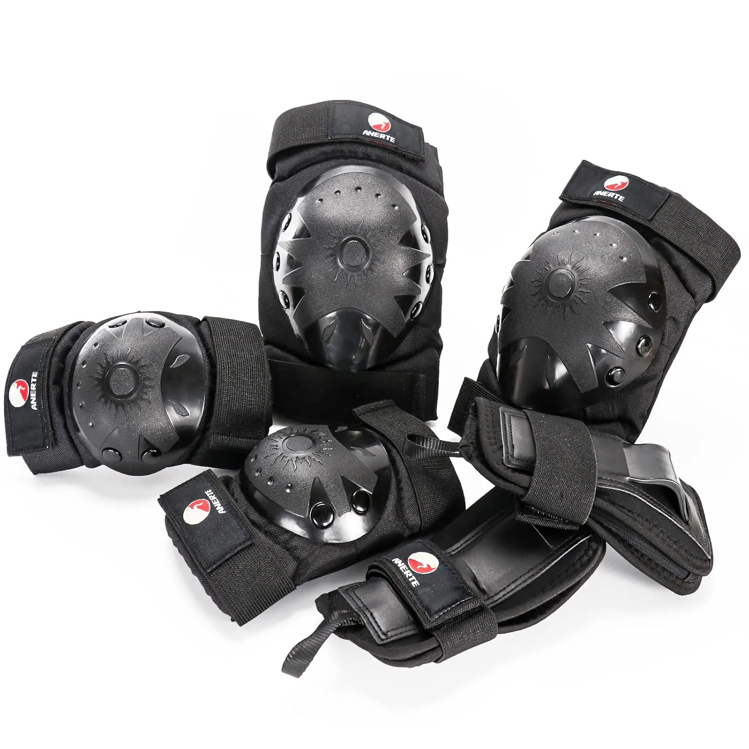 Knee Pads for Adult/Child Elbow Pads Wrist Guards 3 in 1 Protective Gear Set for Multi Sports Skateboarding Inline Cycling Biking Rollerblading Scooter Riding Sports