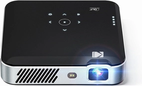 Kodak Luma 500 Mini Projector | 1080p Full HD Portable Outdoor Projector with Wi-Fi, Bluetooth, HDMI & USB | Google TV 11.0 OS, Netflix Certified, Chromecast Built-In, Black, 150