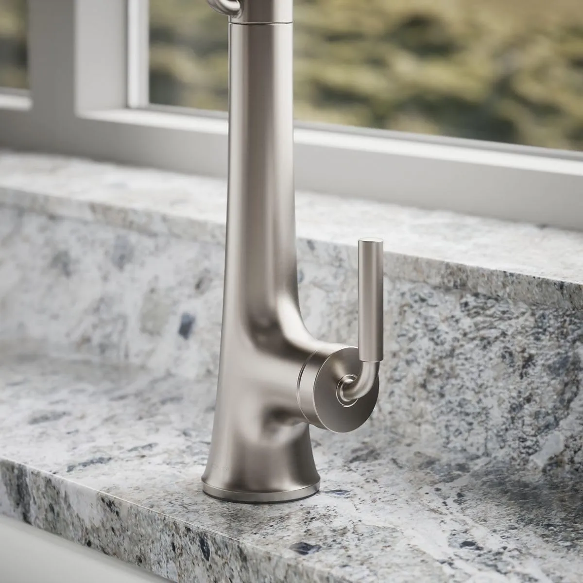 KOHLER 23765-VS Tone Semi Professional Kitchen Faucet, Vibrant Stainless