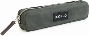 Kolo Parker Mini Pen, Pencil and Marker Case, Compact and Lightweight, Waxed Canvas, Sage