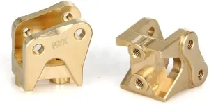 KYX Racing Brass Rear Link Mount Shock Mount Set 38g/Pair Upgrades Parts Accessories for RC Crawler Car Axial RBX10 RYFT