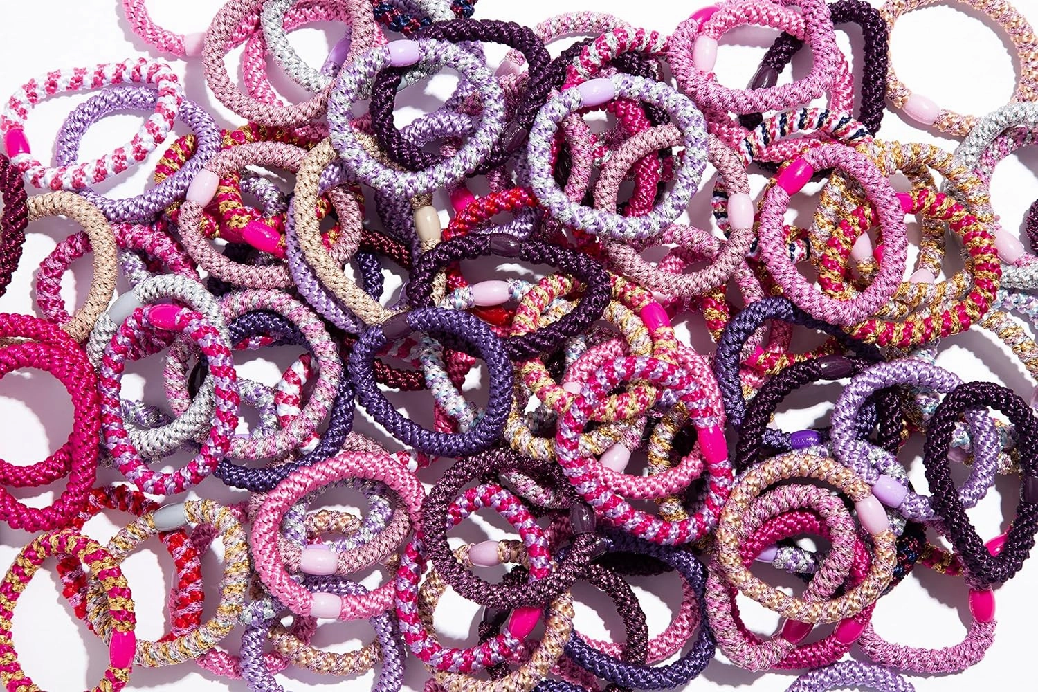 L. Erickson Grab & Go Pony Tube - Nouveau Neutrals - 15 Pack Ponytail Holder Hair Ties