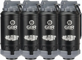 Lancer Tactical GBR Outdoor 130 Round Eco-Friendly Reusable Spring Powered ABS BB Impact Shower for Airsoft Shower-4 Pack