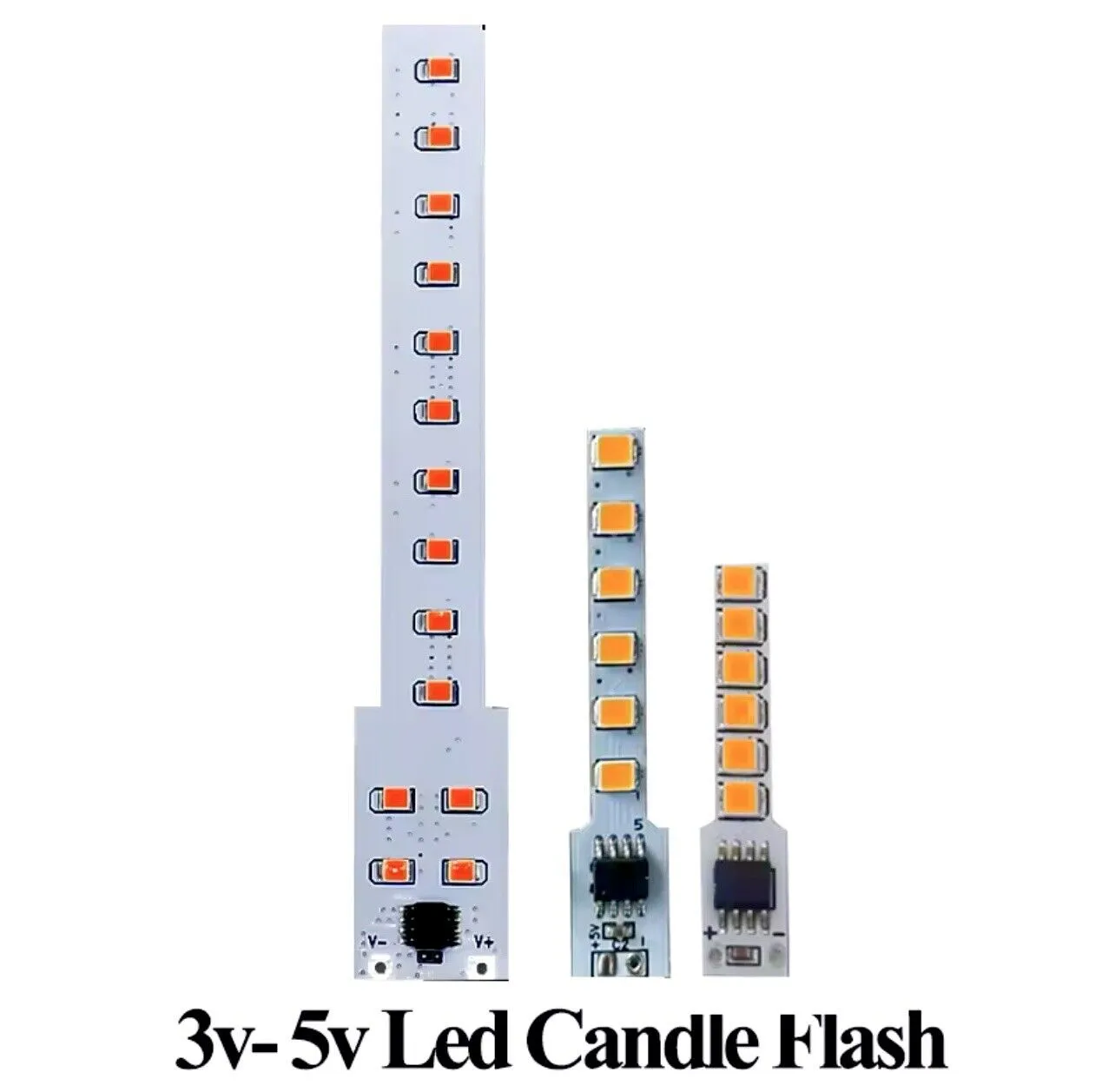 LED Flame Effect Light LED Flame Bulb USB LED Fireplace Lights DIY Bare PCB