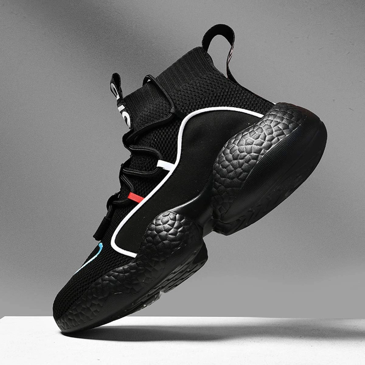 LIBINXIF Women's Men's Upper Light Breathable Fashion Non-Slip Sneakers Comfortable Walking Shoes Couple Shoes Sock Shoes Running Shoes Trainers Shoes Large Shoes