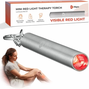 Lifepro Infrared & Red Light Therapy Device for Joints & Muscles Pain Relief, Portable Near Infrared Light for Body & Face Inflammation, Compact & Effective Design - Use 3 wavelengths