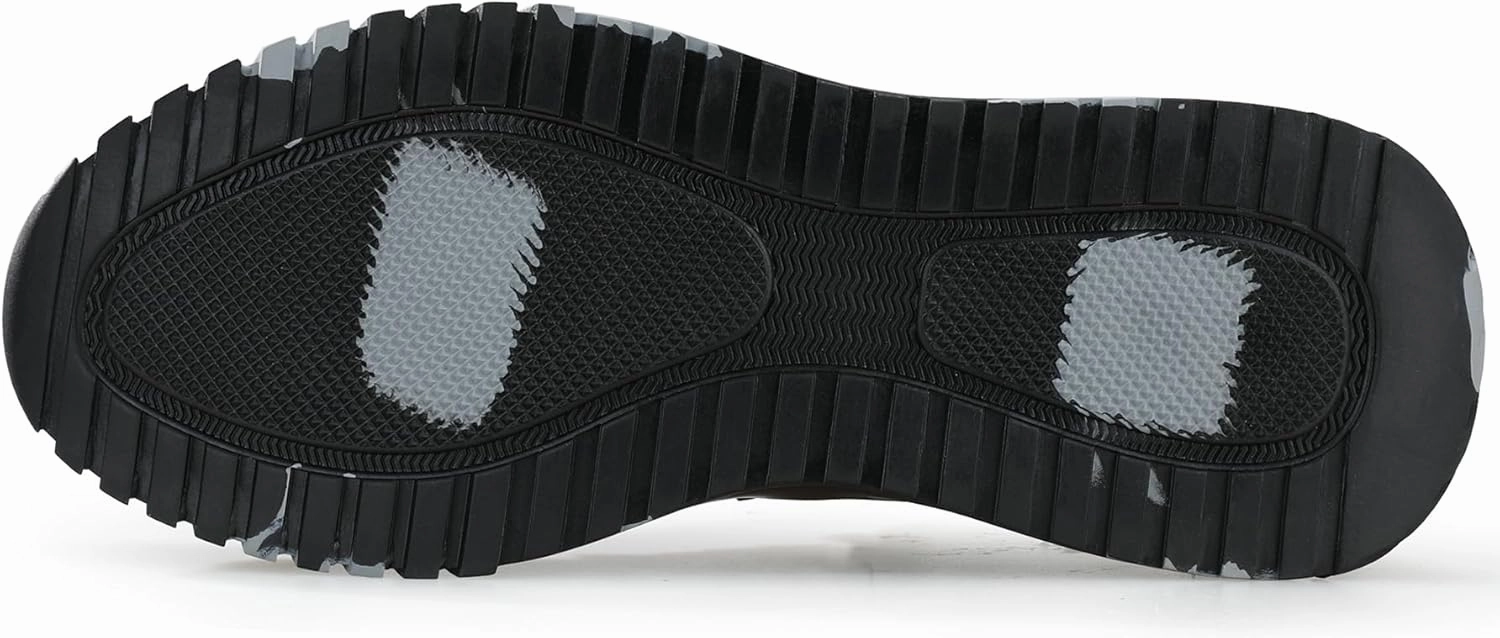 Lightweight Work Safety Steel Toe Sneakers, Durable Breathable Light Construction Tennis Shoes