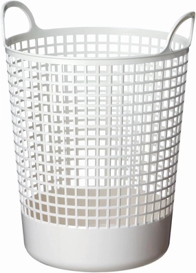 Like-it │SCB-10 │ Stylish and Versatile Basket. Sturdy Yet Flexible Texture. | Daily use Inside or Outside of The Home. Pool & Beach, Picnic, or Camping | 16.14" × 14.96" × 20.47" | White | 10.30 gal