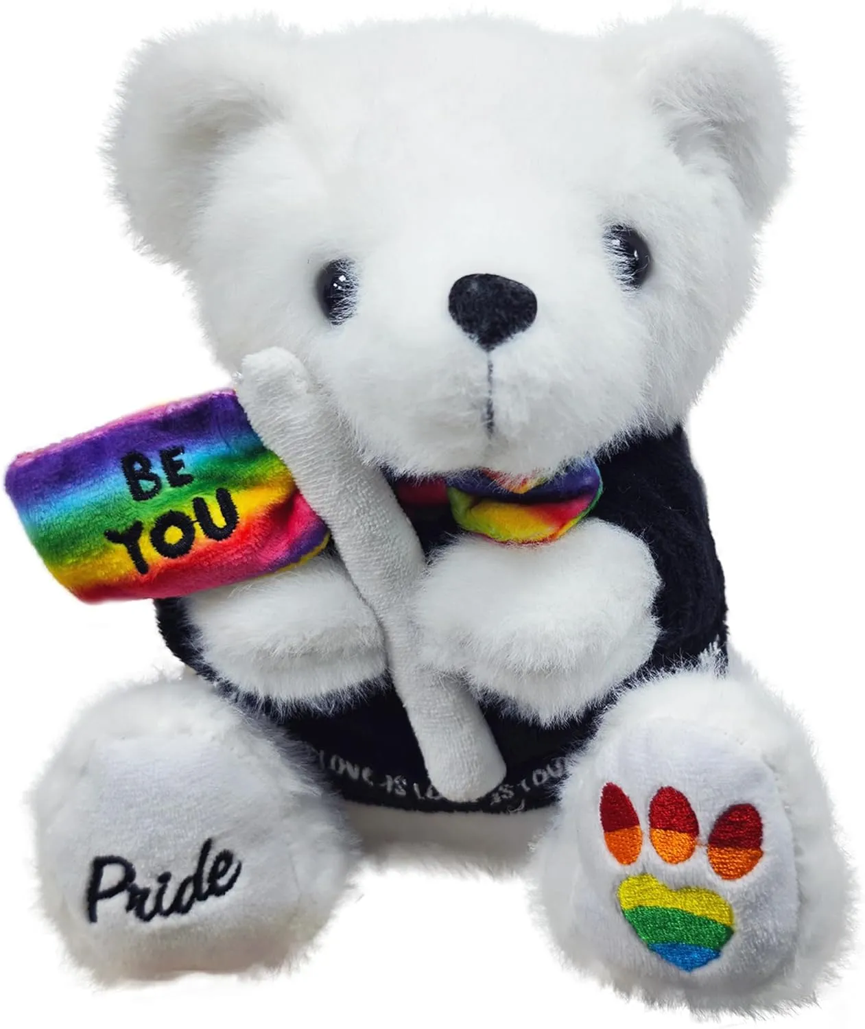 Limited Edition Gay Pride Bear - Rainbow Plush Toy - Unique Design Collection