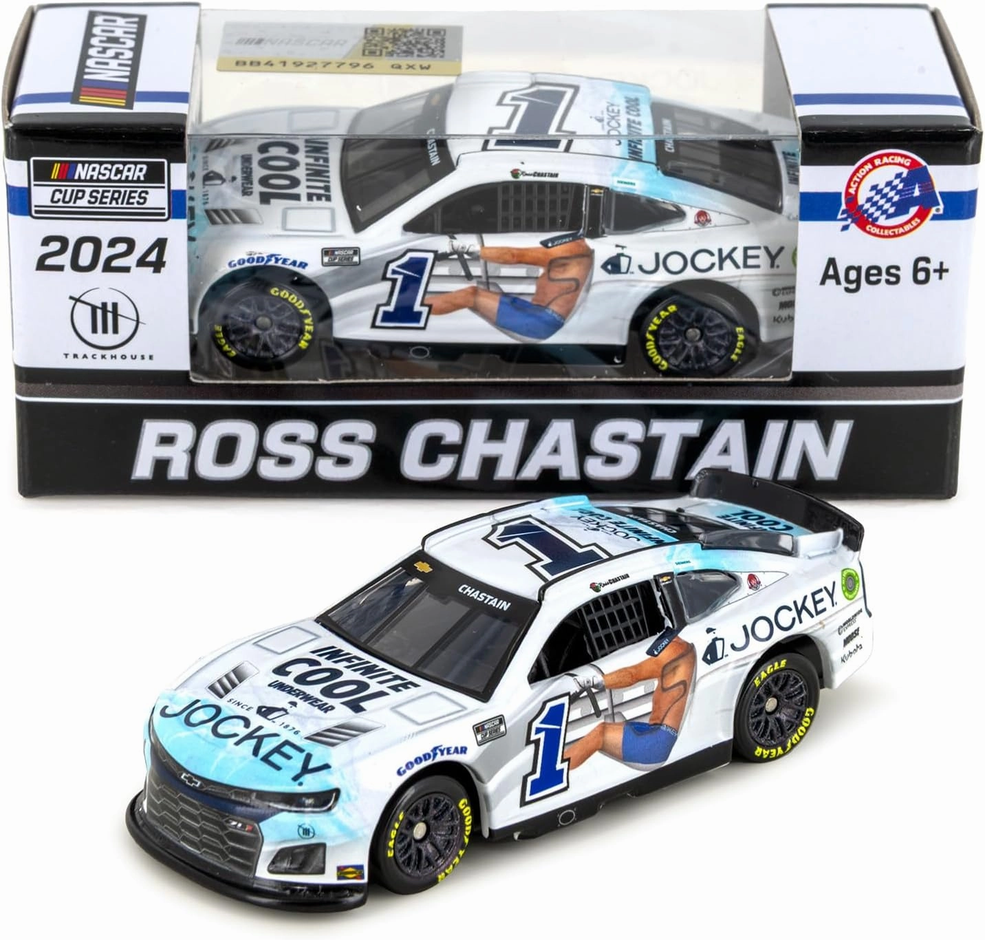 Lionel Racing Ross Chastain 2024 Jcky Infinite Cool Diecast Car 1:64 Scale