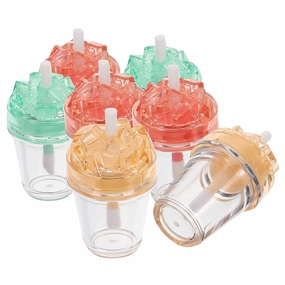 Lip Gloss Containers Fun Shaped 7pcs Lip Gloss Tube for Diy Cosmetics Random Color
