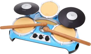 Little Tikes My Real Jam Drum Set, Toy Drums with Drumsticks and Case, for Ages 3 
