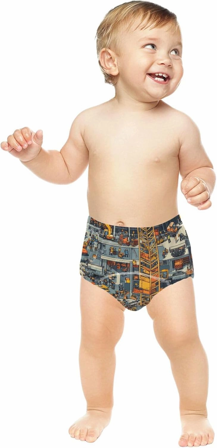 Little Girls Potty Training Underwear Pants Soft Cotton Boxer Briefs for