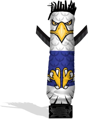 LookOurWay Air Dancers Mini Inflatable Tube Man Set - 29" Wacky Waving Inflatable Tube Guy with Blower for Desktop Advertising - Bald Eagle USA