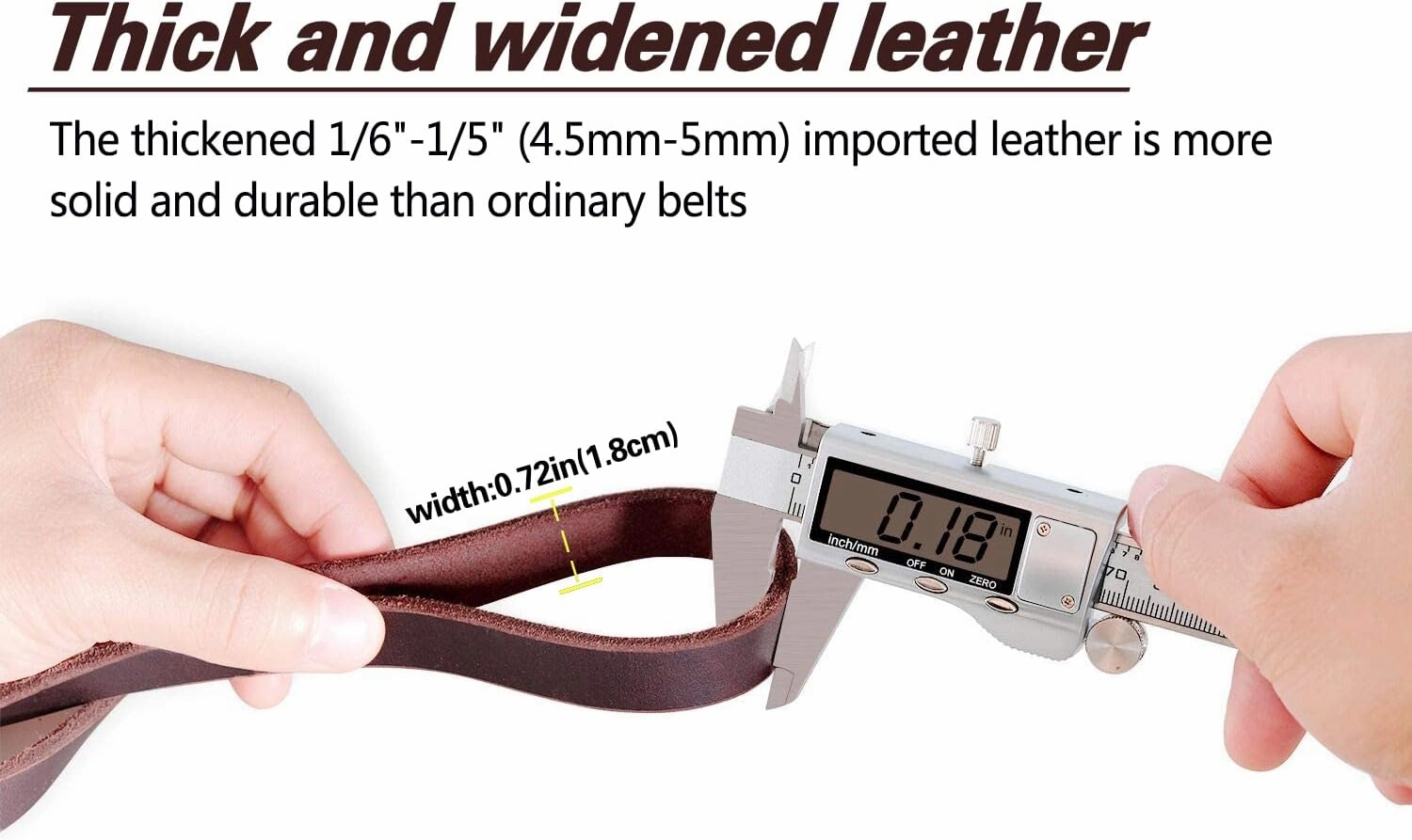 LWBMG Leather Dog Leash 6ft x 3/4 inch, Heavy Duty Genuine Leather Braided Dog Training Leash, Soft and Strong Pet Lead for Large, Medium, Small Dogs