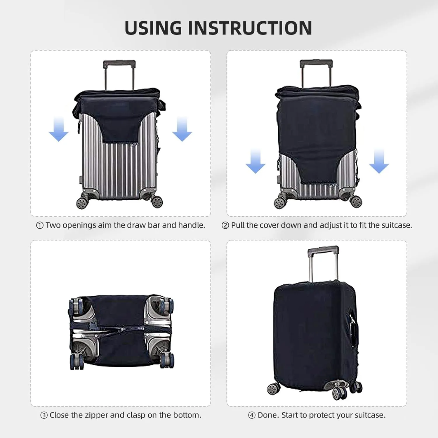 Machinery Excavator Truck and Loader Travel Luggage Suitcase COVER, Cartoon Boy's Toy Washable Suitcase COVERS Elastic, M - Fits 22-24 inch luggage (No Suitcase)