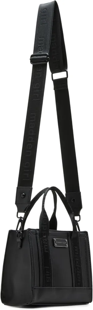 Madden Girl DEBUTT Mini Tote, Black