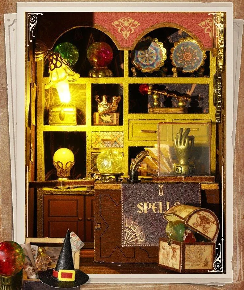 Magic Treasure House DIY Miniature Dollhouse Kit