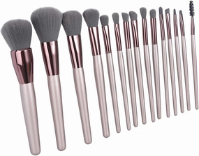 Makeup Brush Set Brush Powder 15PC Eyebrow Lip Brushes Eyeshadow Cosmetic Cosmetic Makeup Brush Foundation Brush