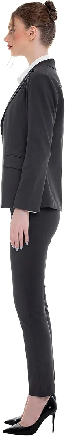 Marycrafts Women's Pant Suits Set – Professional Business Suiting Blazer and Pants 2 Piece Outfit