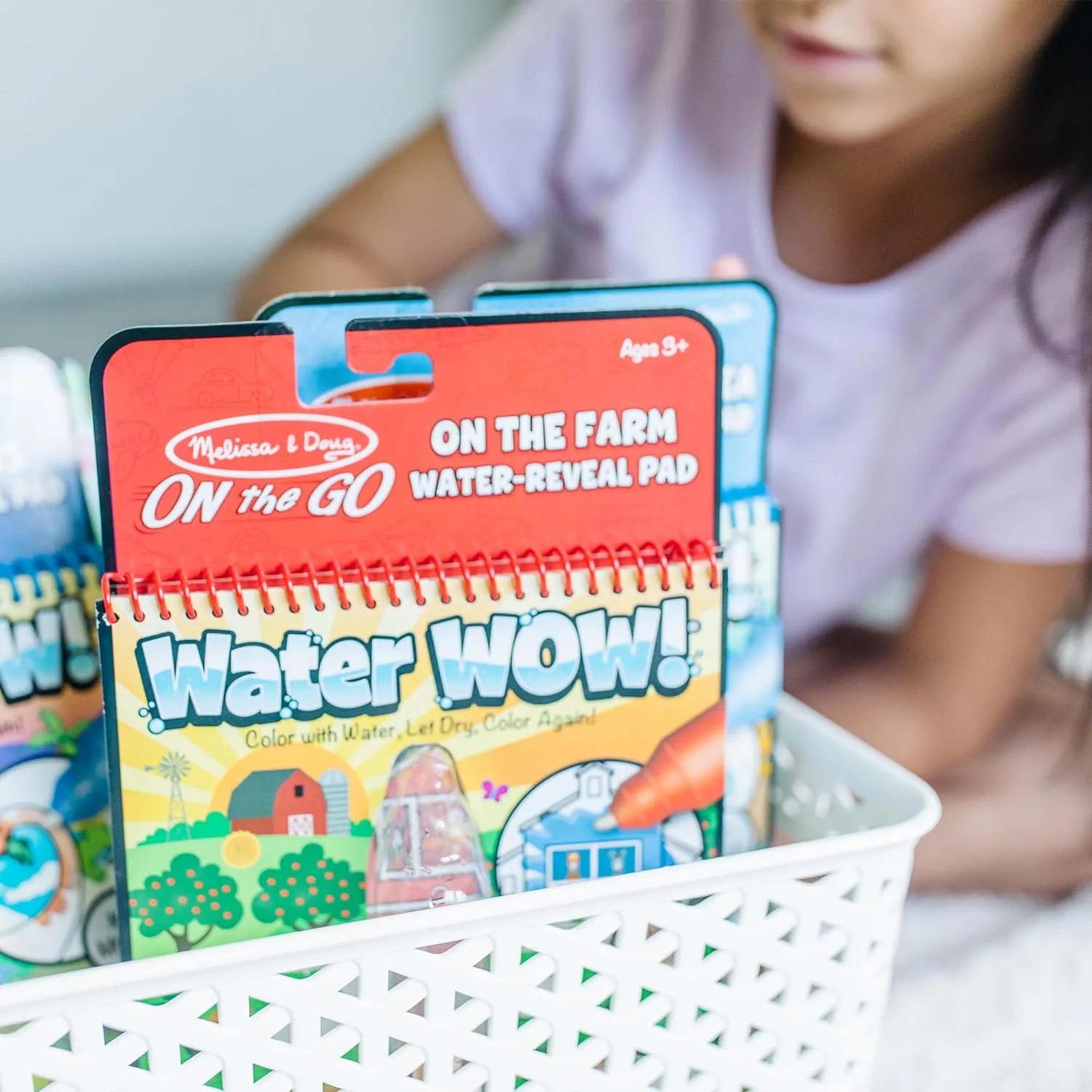 Melissa & Doug Water Wow! - Water Reveal Pad Bundle - Farm, Safari & Under The Sea