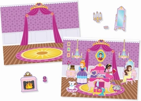 Melissa & Doug Reusable Sticker Pad - Princess Castle Activity Pad Sticker Pad 3  Gift for Boy or Girl