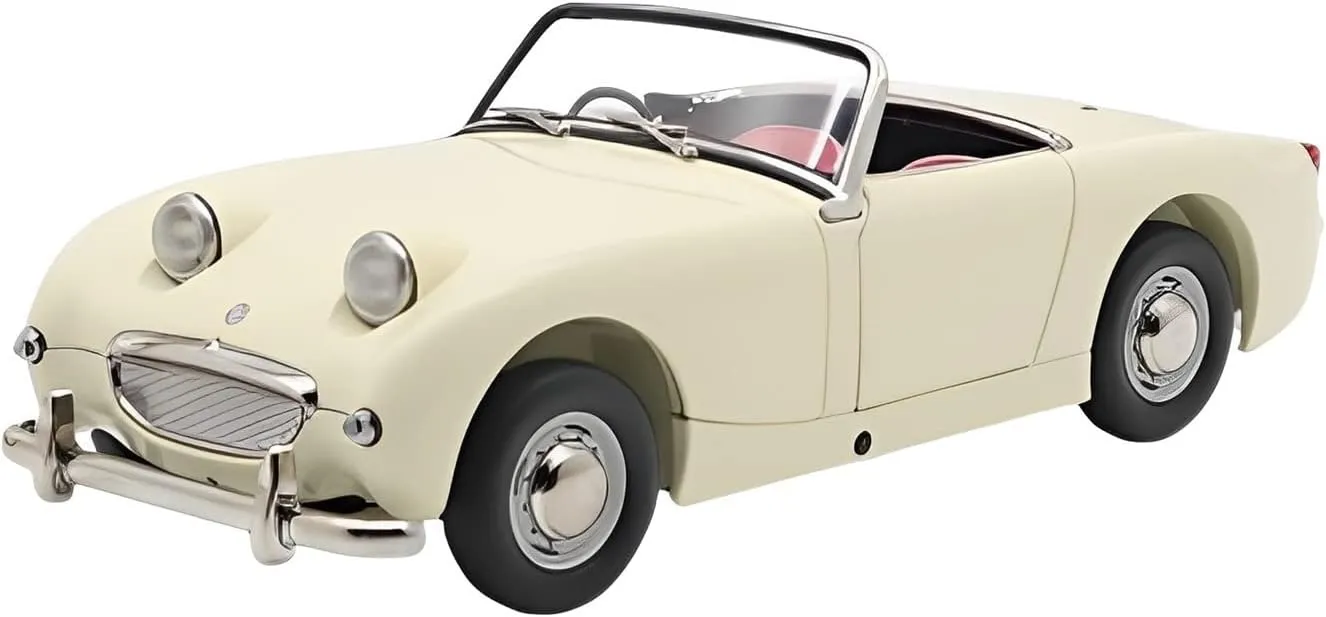 Metal Car Model 1:18 for Austin 3000 MKII Healey Sports Car Model Simulated Static Vehicle Collection Decoration Die Cast Vehicles(White)