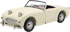 Metal Car Model 1:18 for Austin 3000 MKII Healey Sports Car Model Simulated Static Vehicle Collection Decoration Die Cast Vehicles(White)