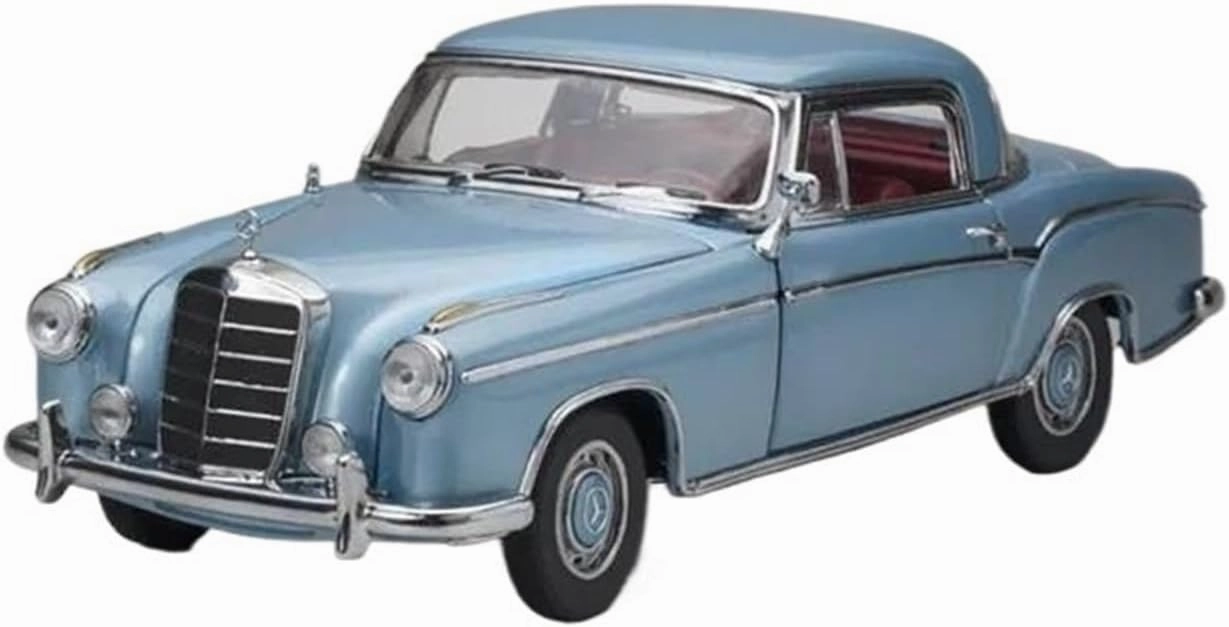 Metal Car Model 1:18 for Mercedes-Benz 220SE 1958 Classic Retro Car Model Metal Toys Vintage Vehicle Fans Collection Die Cast Vehicles