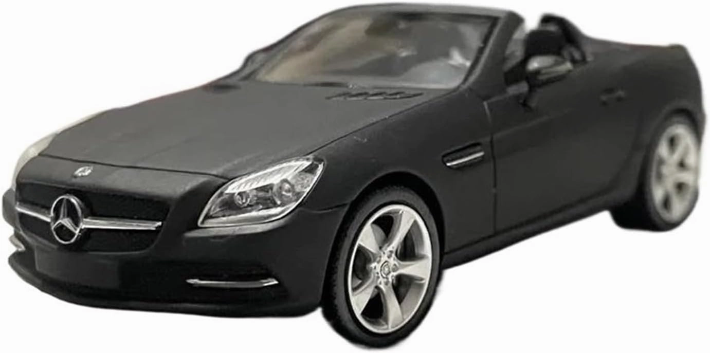 Metal Car Model 1:43 for Benz SLK R172 Convertible Sports Car Diecast Model Vehicle Collection with Display Case Die Cast Vehicles