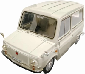 Metal Car Model 1:43 for DAF Kaimer Tjorven 441 Static Simulation Van Resin Car Model White Hobby Collectible Die Cast Vehicles